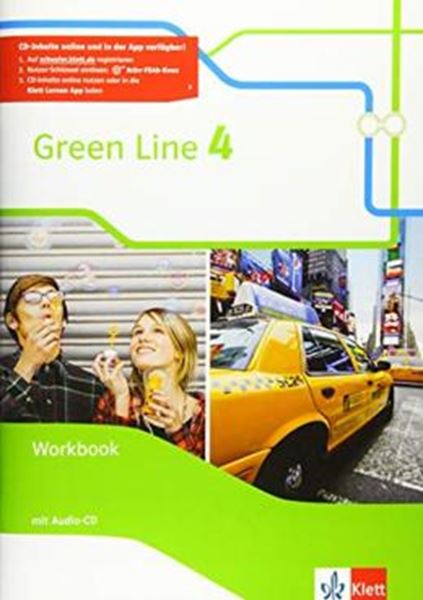 Picture of GREEN LINE 4 - WORKBOOK MIT AUDIOS - KLASSE 8 - BUNDESAUSGABE AB 2014